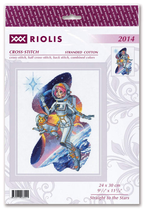 Straight to the Stars. Cross Stitch kit by RIOLIS Ref. no.: 2014