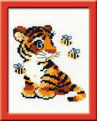 Stripies - Cross Stitch Kit from RIOLIS Ref. no.:HB092