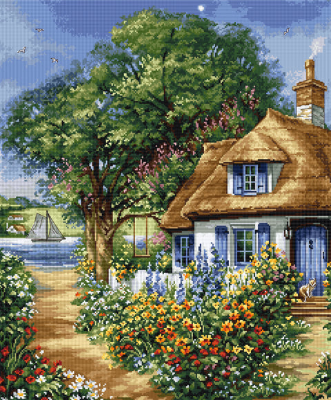 Summer landscape SBU5000 - Cross Stitch Kit