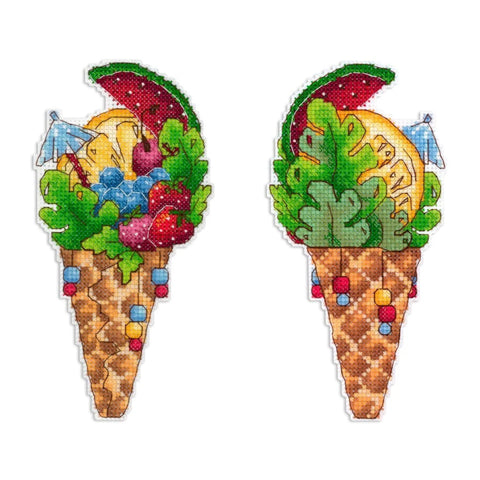 Cross Stitch Embroidery Kit Summer Theme