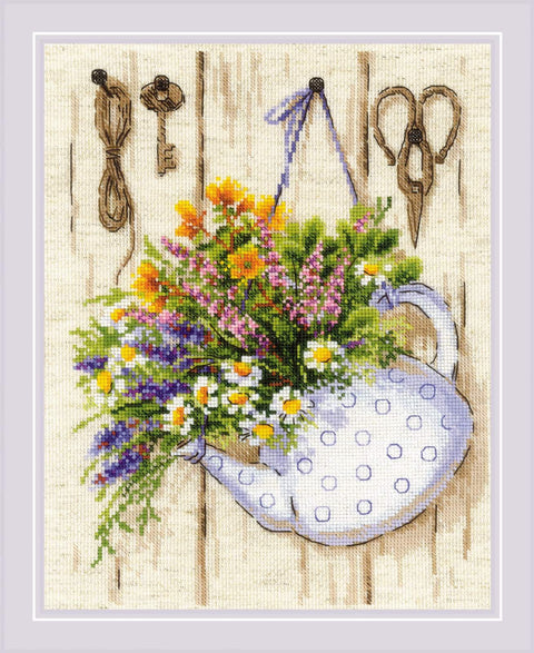 Summer Tea. Cross Stitch kit by RIOLIS Ref. no.: 2020