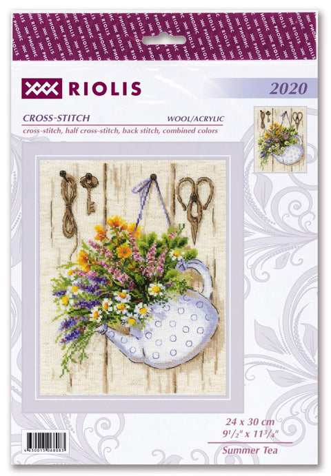 Summer Tea. Cross Stitch kit by RIOLIS Ref. no.: 2020