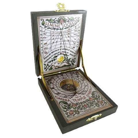 Sundial and Compass Kepler Brass H04