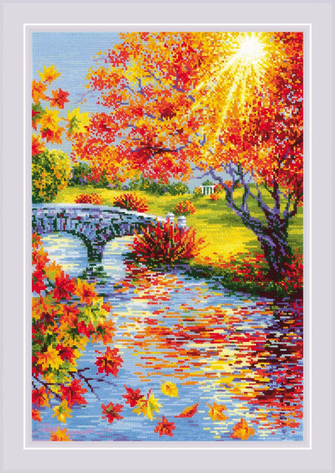 Sunny Autumn. Cross Stitch kit by RIOLIS Ref. no.: 2031