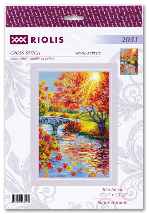 Sunny Autumn. Cross Stitch kit by RIOLIS Ref. no.: 2031