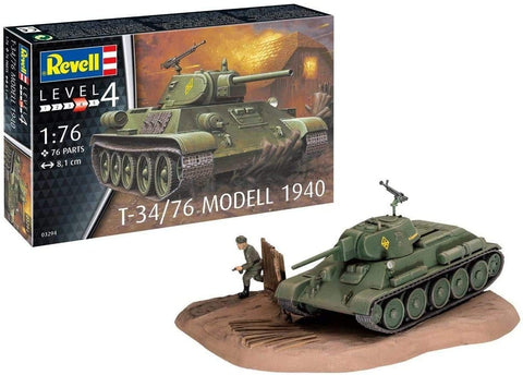 T-34/76 Modell 1940 - Plastic Modelling Kit By Revell