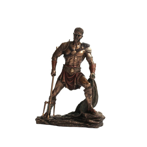 Roman Gladiator Retiarius Statue