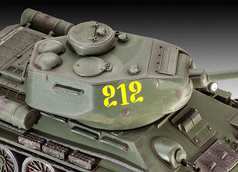 Tank T-34/85 - Plastic Modelling Kit By Revell