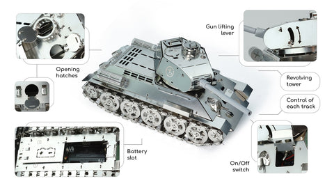 Tank Т-34 Model Building Kit Time For Machine