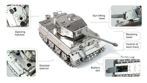 Tank Tiger-1 Model Building Kit Time For Machine