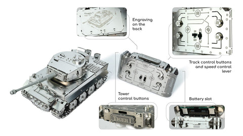 Tank Tiger-1 Model Building Kit Time For Machine