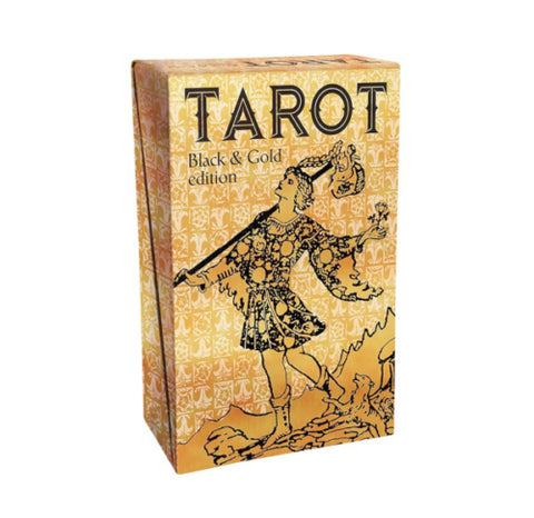 Tarot Black and Gold Edition Cards Lo Scarabeo