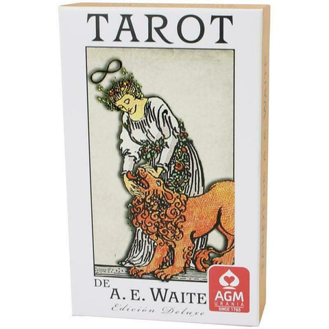 Tarot De Ae Waite Deluxe Deck Spanish Edition Cards AGM