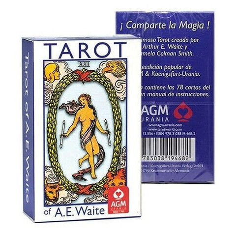 Tarot De Ae Waite Standard Cards Blue Edition In Spanish AGM