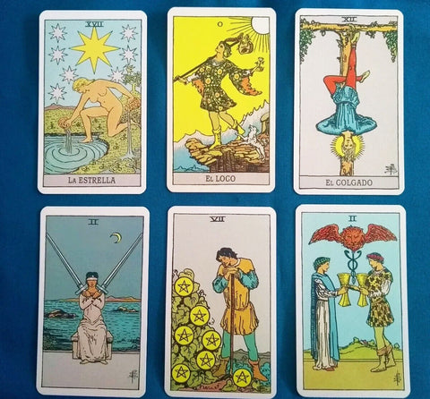 Tarot De Ae Waite Standard Cards Blue Edition In Spanish AGM