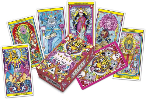 Tarot De El Dios De Los Tres cards Fournier