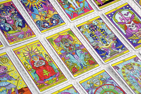 Tarot De El Dios De Los Tres cards Fournier