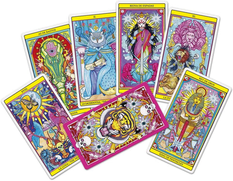 Tarot De El Dios De Los Tres cards Fournier