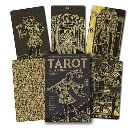 Tarot Gold and Black Edition Cards Lo Scarabeo