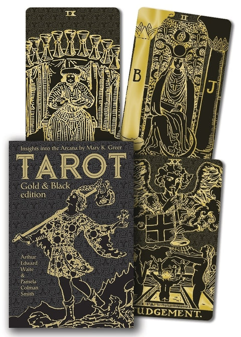 Tarot Gold and Black Edition Cards Lo Scarabeo