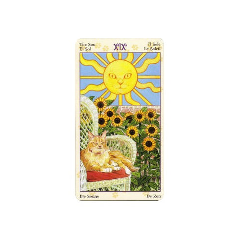 Tarot of Pagan Cats Mini deck Lo Scarabeo