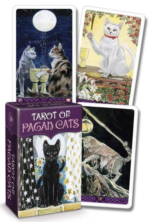 Tarot of Pagan Cats Mini deck Lo Scarabeo