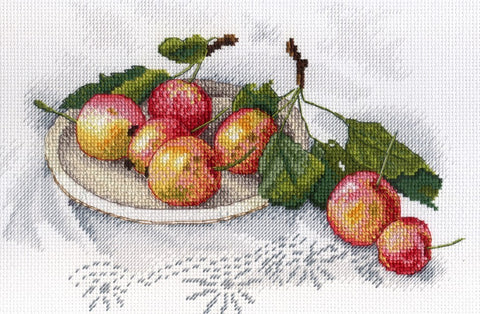 Taste of Apples SNV-559 cross stitch kit by MP Studio