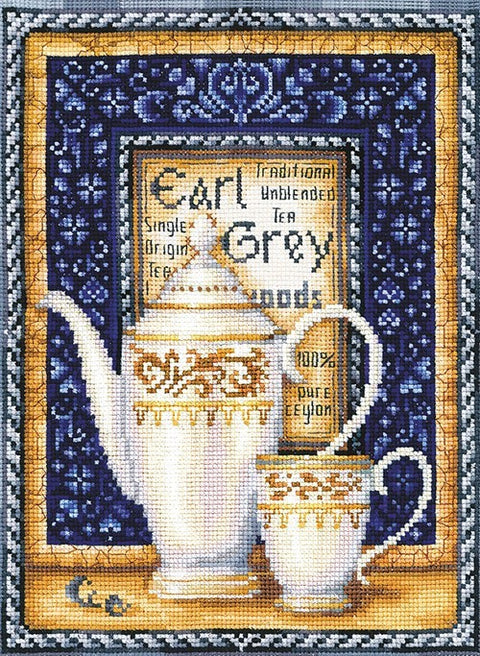 Tea Collection. Earl Gray SANK-38 - Cross Stitch Kit by Andriana