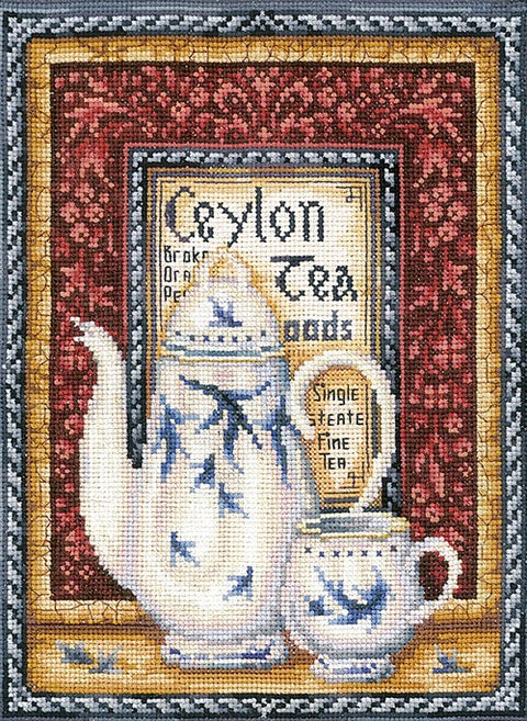 Tea Collection. Orange Pekoe SANK-40 - Cross Stitch Kit by Andriana