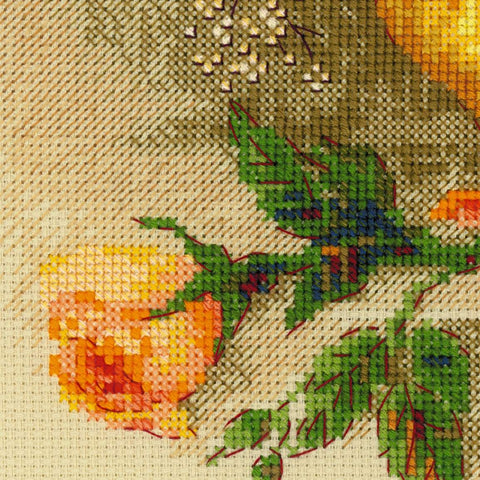 Tea Roses - Cross Stitch Kit from RIOLIS Ref. no.:100/049