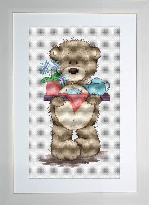 Teddy Bruno SB1008 - Cross Stitch Kit by Luca-s