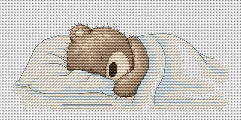 Teddy Bruno SB1036 - Cross Stitch Kit by Luca-s