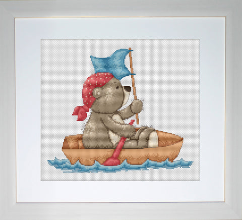 Teddy Bruno SB1039 - Cross Stitch Kit by Luca-s