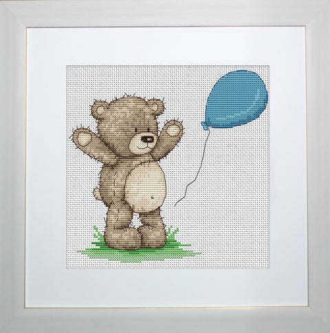 Teddy Bruno SB1081 - Cross Stitch Kit by Luca-s