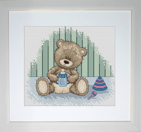 Teddy Bruno SB1086 - Cross Stitch Kit by Luca-s