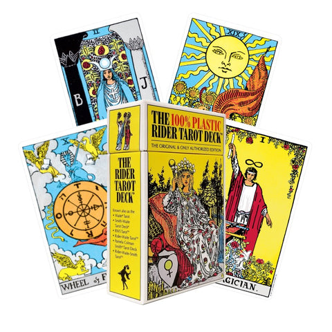 The 100 percent Plastic Rider Tarot Cards Deck US Games Systems