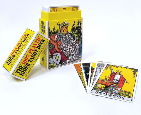 The 100 percent Plastic Rider Tarot Cards Deck US Games Systems