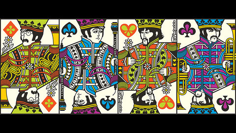 The Beatles Theory 11 playing cards (Blue)