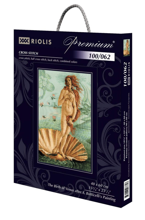 The Birth of Venus after S.Bottichelli's Painting cross stitch kit by RIOLIS Ref. no.: 100/062