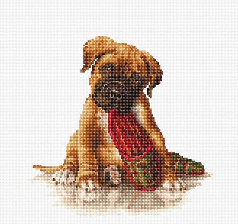 The Boxer SB2338 - Cross Stitch Kit