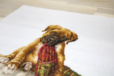 The Boxer SB2338 - Cross Stitch Kit