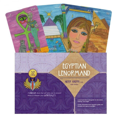 The Egyptian Lenormand cards Schiffer Publishing