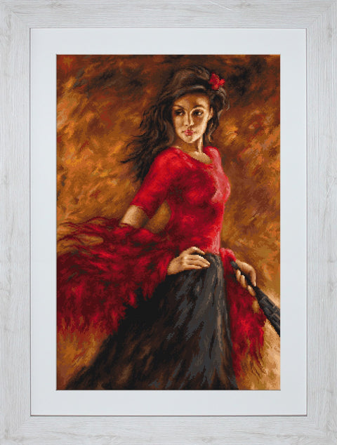 The fan dancer SG534 - Cross Stitch Kit by Luca-s