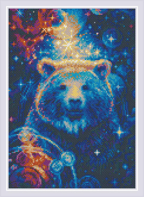 The Great Bear diamond mosaic kit by RIOLIS Ref. no.: AM0050