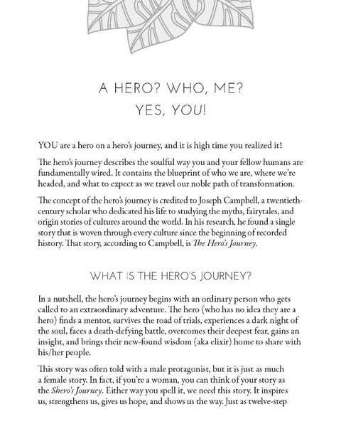 The heros journey dream journal Blue Angel