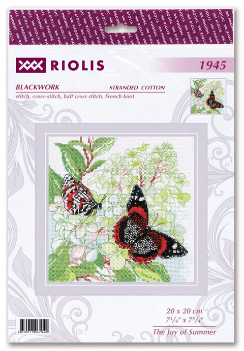 The Joy of Summer cross stitch kit by RIOLIS Ref. no.: 1945