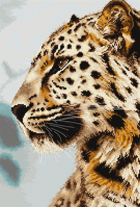 The Leopard SBU4006 - Cross Stitch Kit