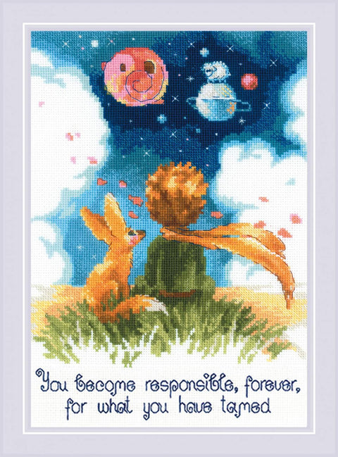 The Little Prince cross stitch kit by RIOLIS Ref. no.: 1861