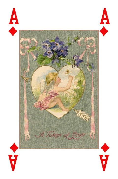 The Lovers playing cards Lo Scarabeo