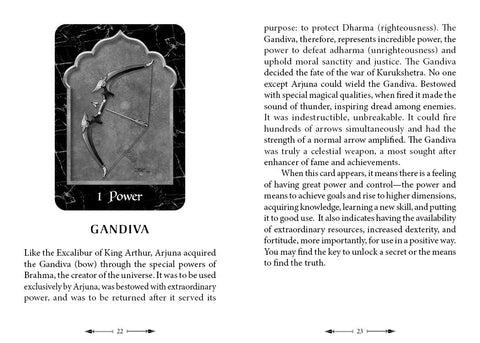 The Mahabharata Oracle cards Schiffer Publishing